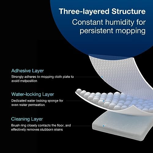 ECOVACS Washable Mopping Pads 4 Pack - Gray