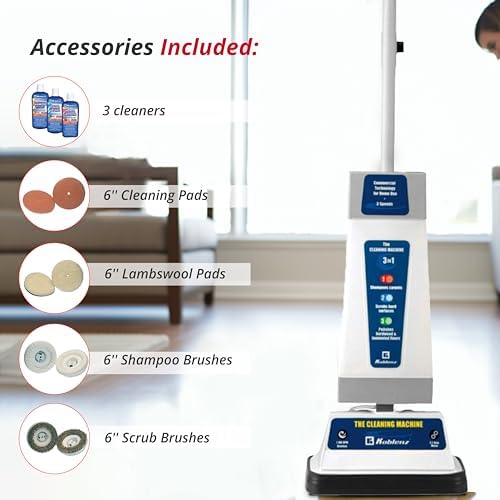 Koblenz Floor Shampooer and Polisher 3 Speeds BlueGray