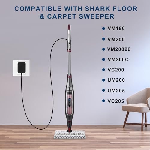 Shark Vacmop Charger 18 Meter Replacement for VM200 VM190 Series