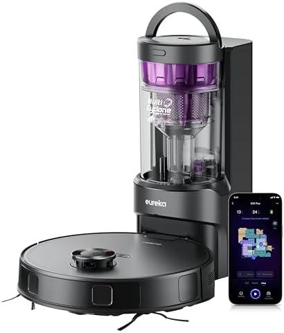 Eureka E20 Plus Robot Vacuum with Self Emptying Station 45-Day Capacity