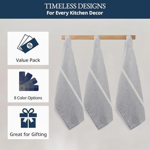 Lane Linen Kitchen Towel Set 12 Pack 14x25 Inch Tea Towels