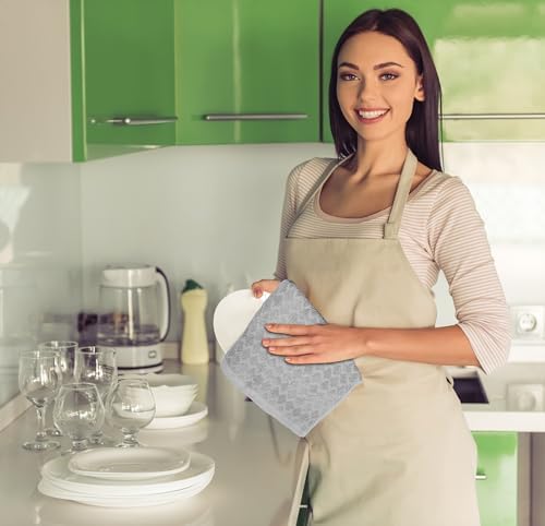 Pack of 6 Super Plush Dish Towels 18x28