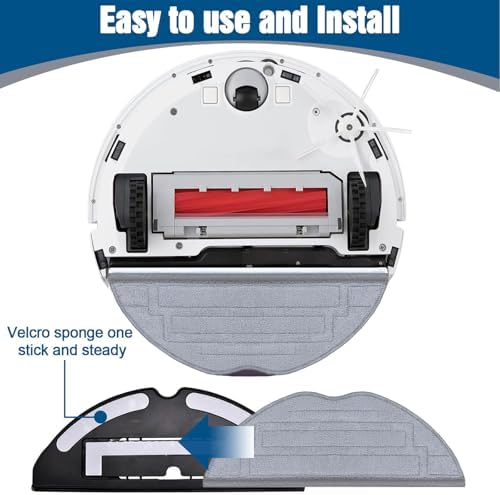 Robot Mop Cloth Vacuum Accessories 6Pack Replacement