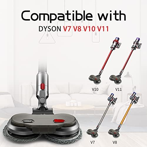 KENVOR Electric Mop Head for Dyson V7 V8 V10 V11