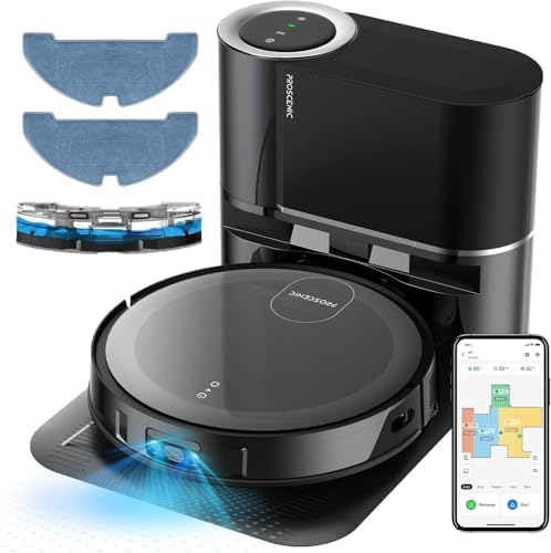 Proscenic X1 Robot Vacuum and Mop with 45 Day Self-Emptying