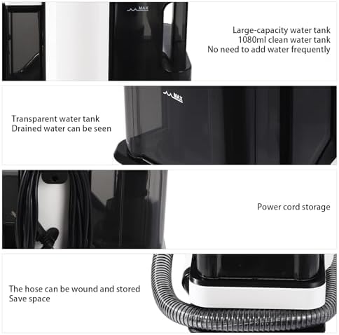 11Kpa Powerful Suction Carpet Cleaner Machine with 2 Brushes and Large Tank