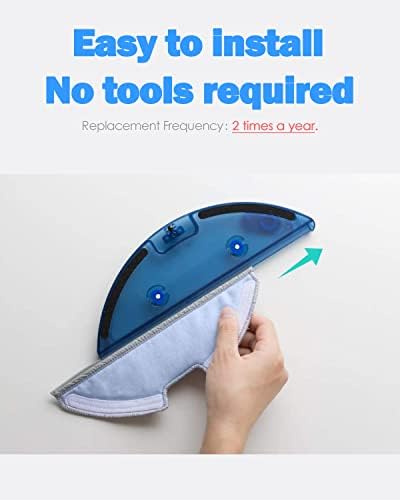 BBT Washable Mopping Cloth Replacement Parts for Eufy RoboVac G30 G20 G10