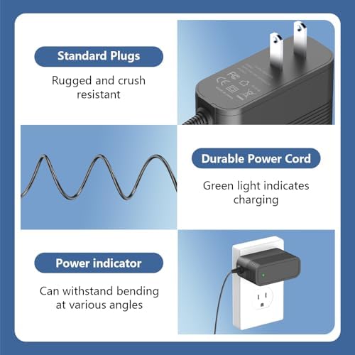 Shark VACMOP Replacement Charger 180cm Power Cord