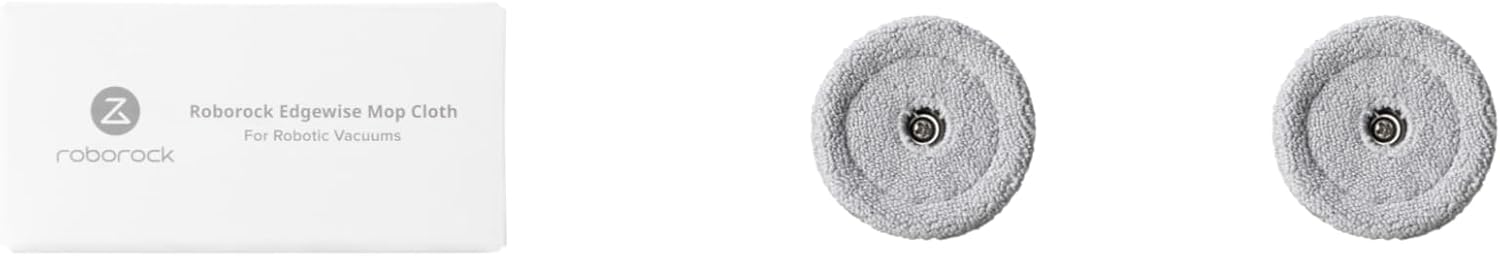 Roborock 2 Pack Edge Mop Cloths for Saros 10 Robot Vacuum