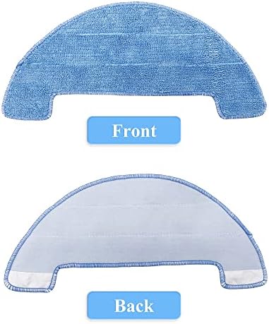 Smilefil 4pcs Replacement Mop Cloths for Coredy Robot Vacuums