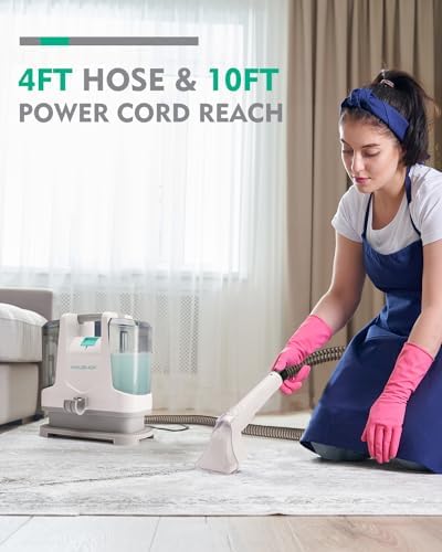 HAUSHOF Portable Carpet Spot Cleaner with 400W Motor