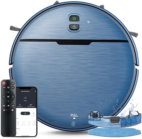 iMartine 2-In-1 Robot Vacuum and Mop Combo with WiFi and App