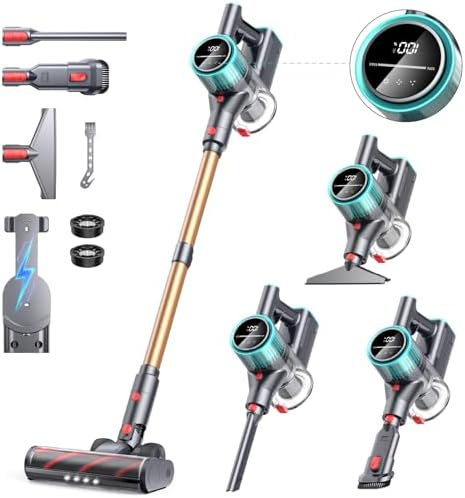 Powerffy Cordless Vacuum Cleaner 45KPa 550W