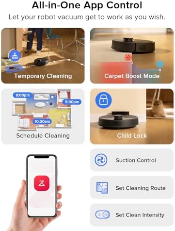 Roborock Q7 L5 Robot Vacuum Mop Combo Black