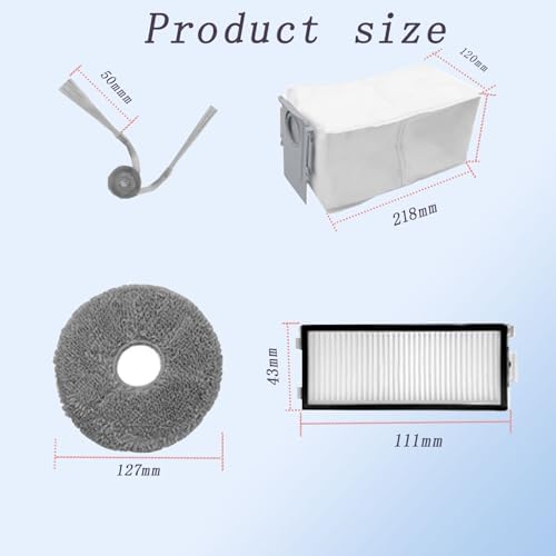 Replacement Parts for Roborock Saros Z70 Ultra Vacuum Cleaner Kit