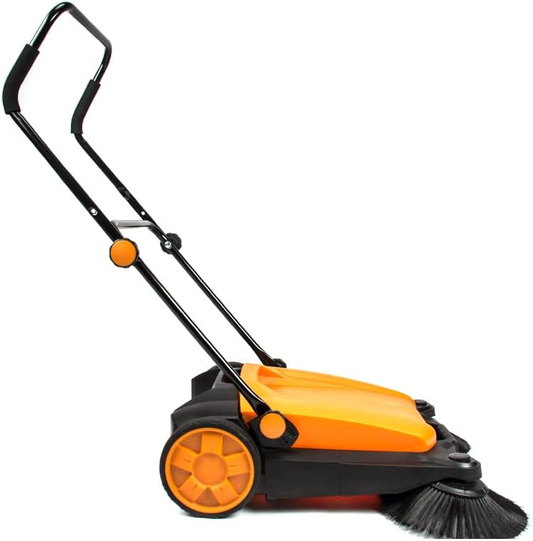 SANITMAX Push Floor Sweeper 66 Gallon 275 Inch