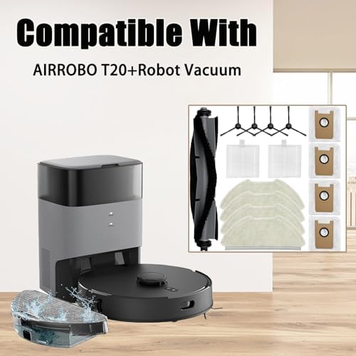 Liwoowe Vacuum Accessories for AIRROBO T20 Cleaner Robot