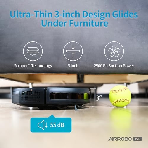 AIRROBO Robot Vacuum with 2800Pa Suction
