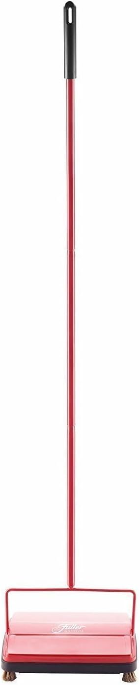 Fuller Brush 17052 Electrostatic Floor Sweeper - 9 Inch Cleaning Path - Red