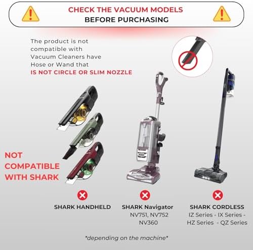 ENUKYCOM Vacuum Attachments for Shark Miele Cleaners