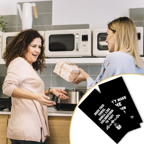 Funny Kitchen Towels Set of 2 with Sarcastic Quotes