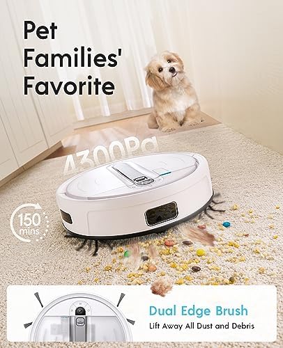 Yeedi Cube Robot Vacuum Cleaner with Auto Mop and Auto Empty