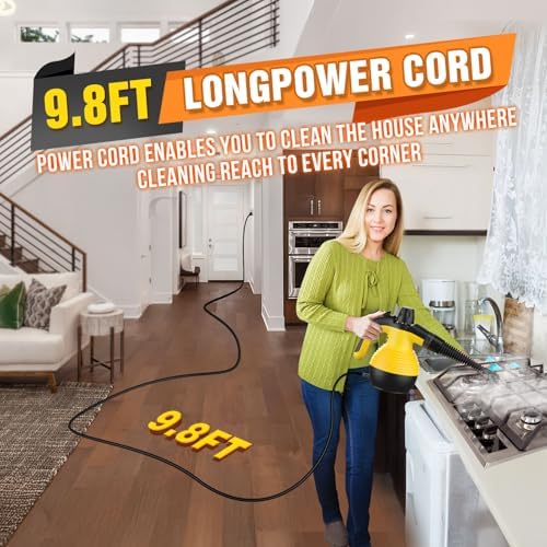 Jura Handheld Steam Cleaner with 9PCS Accessories