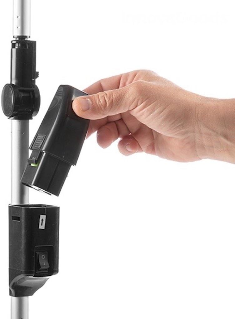 Ontel SWSMAX Cordless Swivel Sweeper with Removable Bristles