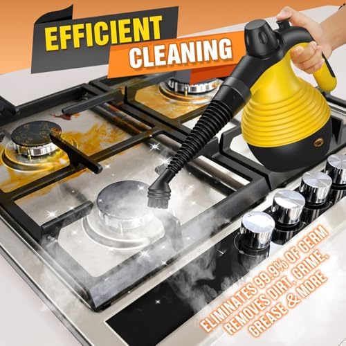 Jura Handheld Steam Cleaner with 9PCS Accessories