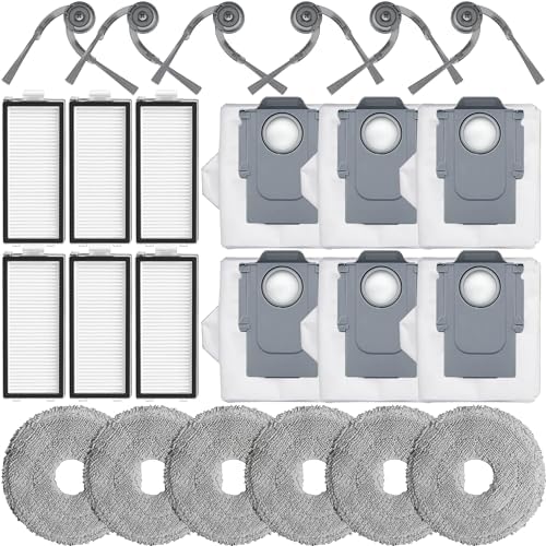 24Pcs Replacement Accessories Kit for Roborock Saros Z70