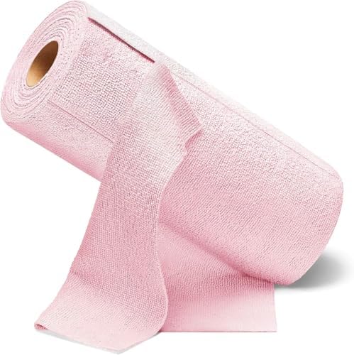 Fantasticlean Kitchen Dish Towels 50 Sheets 12 x 12 Pink
