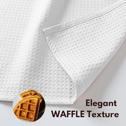 Native Fab Waffle Dish Cloths 18 Pack - 12x12 White