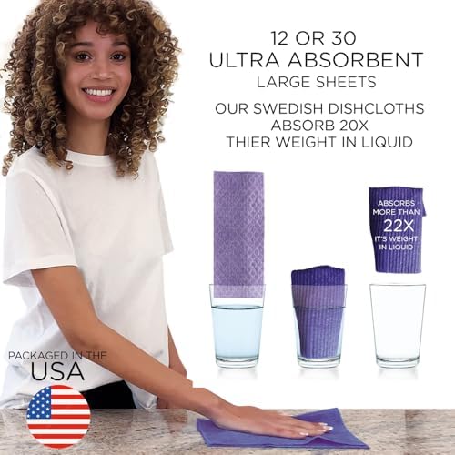 LOLA Wowables XL Swedish Dishcloths 12 Pack