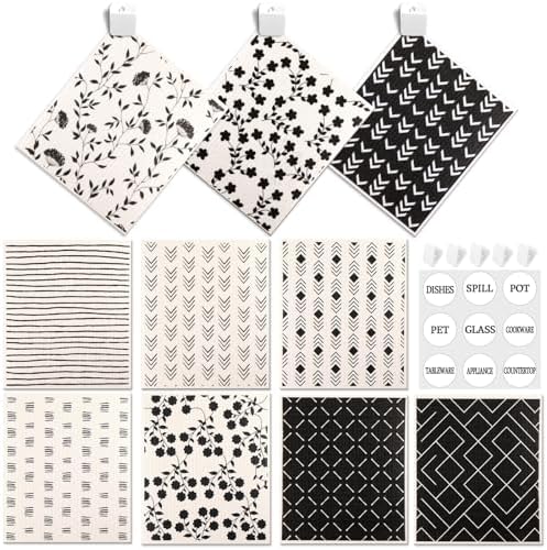 Lucomb 10-Pack Swedish Dishcloths with Hook