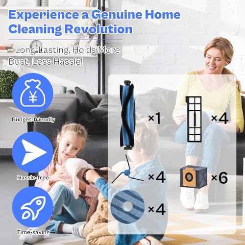 21 Pack X10 Pro Omni Replacement Parts for Eufy Robot Vacuum