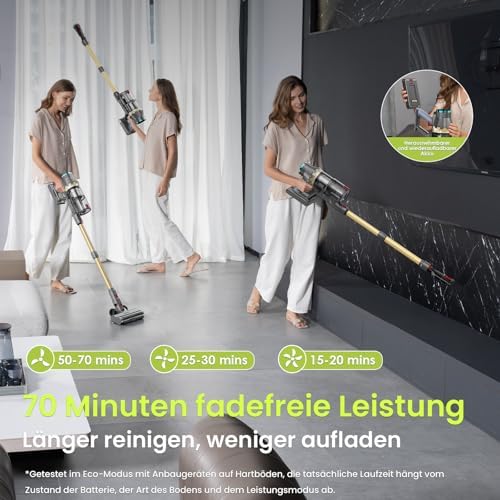 Linkifly Cordless Vacuum Cleaner 550W 48Kpa Self-Standing