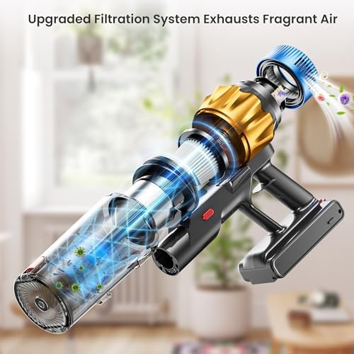 Kermoky Cordless Vacuum Cleaner 550W 45KPA 70Min