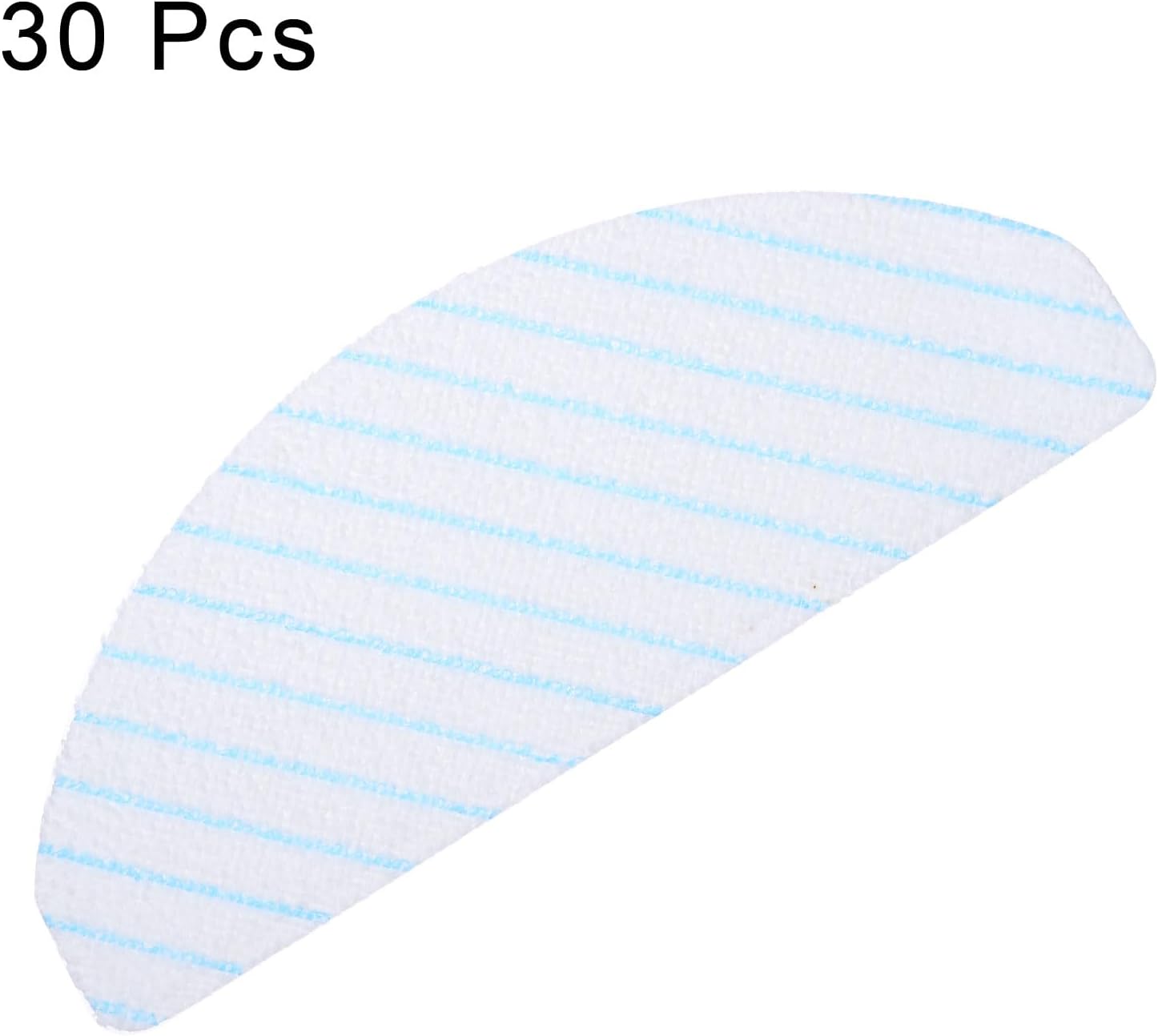 MECCANIXITY 30Pcs Fiber Mop Pads for Robot Vacuums