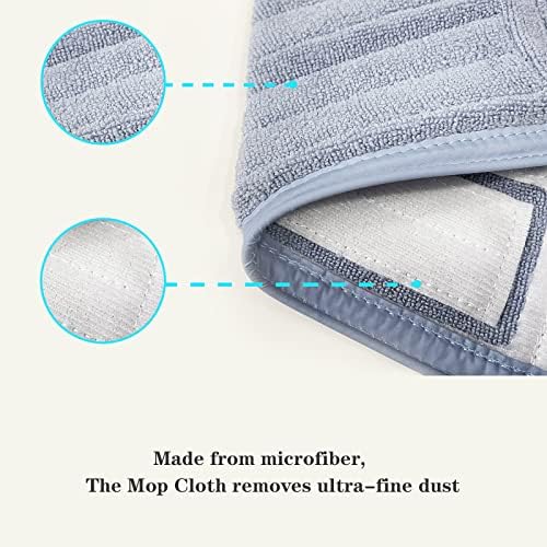 4 Pcs Microfiber Mop Pads for Roborock S7 Series