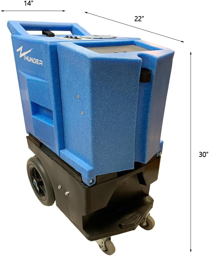 Z-Thunder Portable Carpet Extractor with Heat 120 PSI