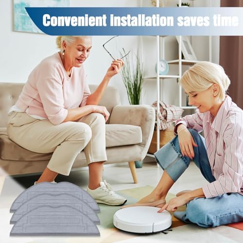 Robot Mop Cloth Vacuum Accessories 6Pack Replacement