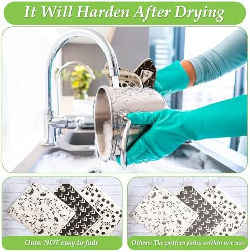 Lucomb 10-Pack Swedish Dishcloths with Hook