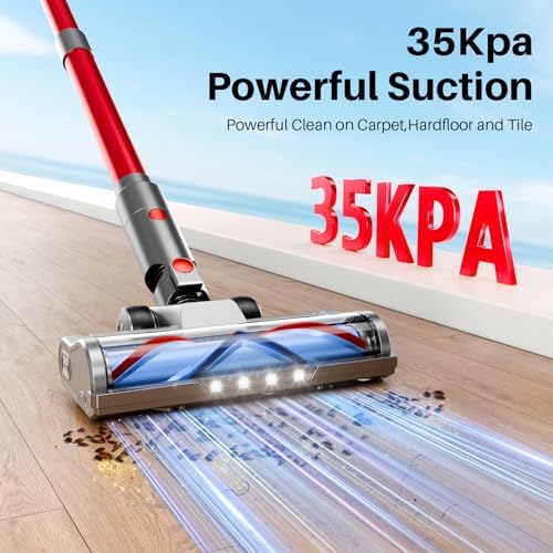 BSNAW Cordless Vacuum Cleaner 6 in 1 Powerful Suction