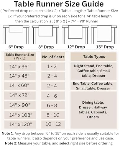 Solino Home Linen White Table Runner 72 Inches Long