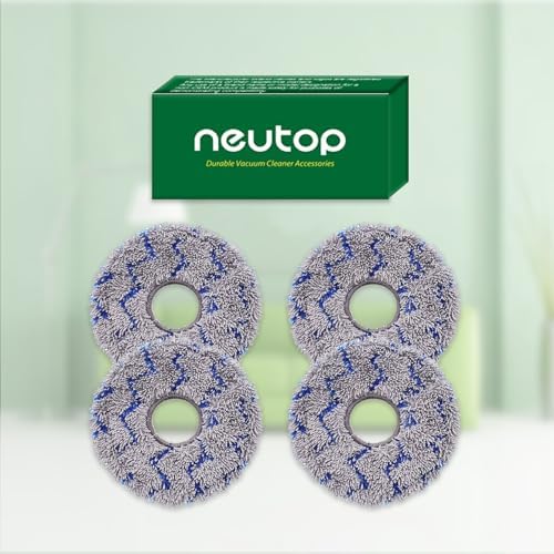 Neutop Replacement Mopping Pads for Ecovacs Robots 4-Pack