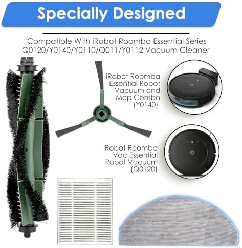 33 Pack Y0140 Replacement Parts for iRobot Roomba Vacuum and Mop Combo