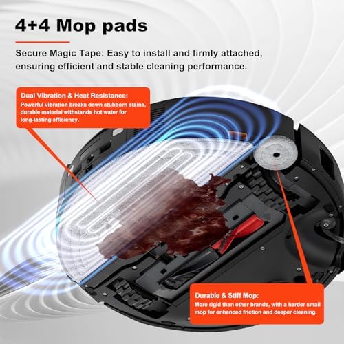 25 Pack Replacement Parts for Roborock Saros 10 G30 Sweeper