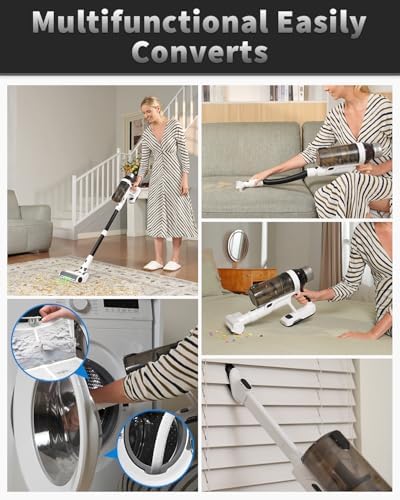 NuYupo Cordless Vacuum Cleaner with 2 Batteries
