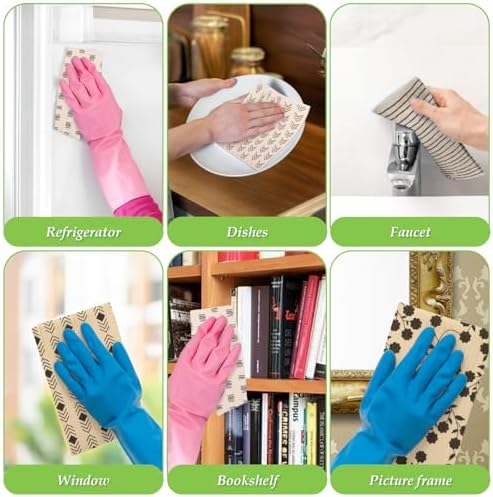 Lucomb 10-Pack Swedish Dishcloths with Hook