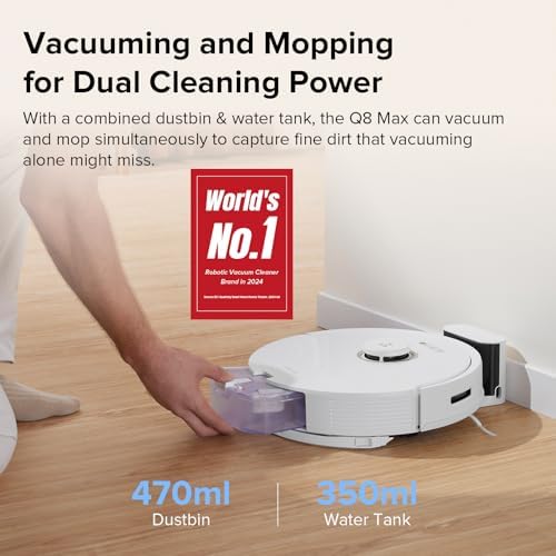 Roborock Q8 Max Robot Vacuum and Mop Cleaner